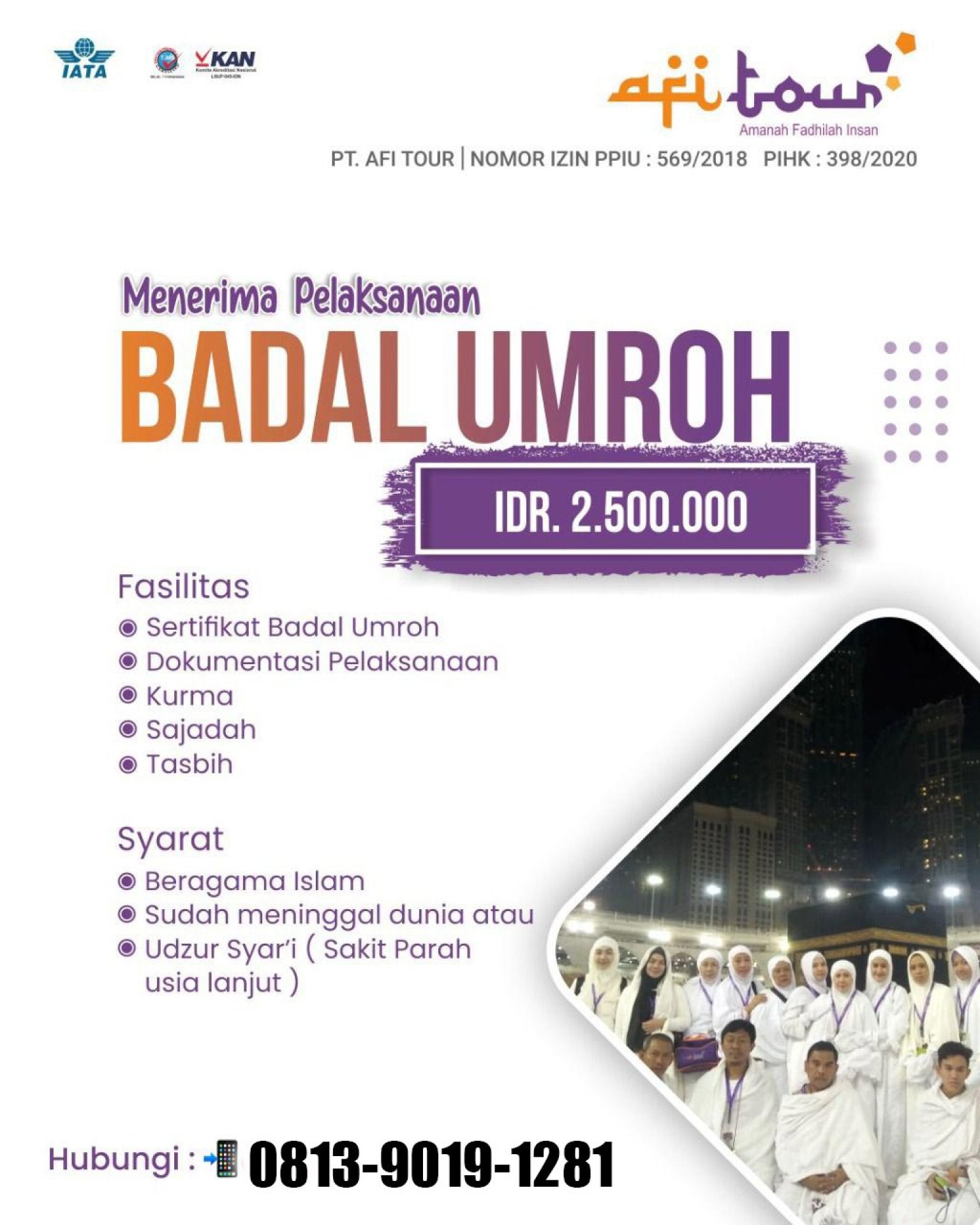 AFI TOUR - Umroh dan Haji Plus